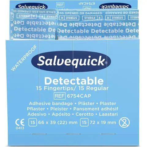 Lägg i varukorgen Salvequick 51030126 Blue Detectable Plåster